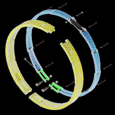 CE ISO 9001 Runflat Tyre Systems แถบความปลอดภัยสำหรับรถบรรทุกเพื่อการพาณิชย์
