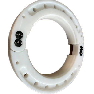 White Polymer Run Flat Wheel แทรกการป้องกันยางแบนแบบกันกระสุน