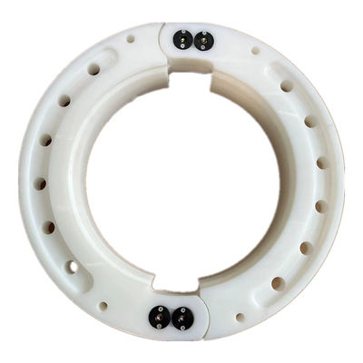 เม็ดมีดรันแฟลตโพลิเมอร์สีขาวสำหรับอุปกรณ์รันแฟลตของรถบัสรถ SUV