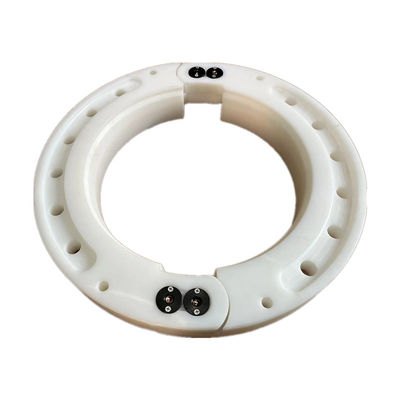 เม็ดมีดรันแฟลตโพลิเมอร์สีขาวสำหรับอุปกรณ์รันแฟลตของรถบัสรถ SUV